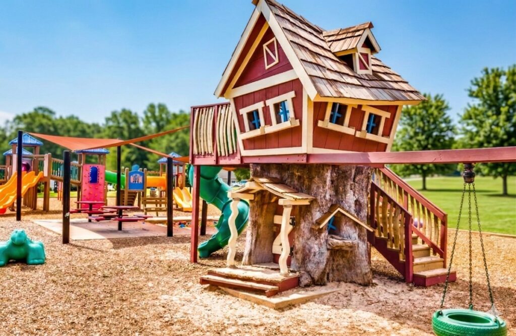 Seven Hills Dallas GA playground and family amenities in the community near Acworth