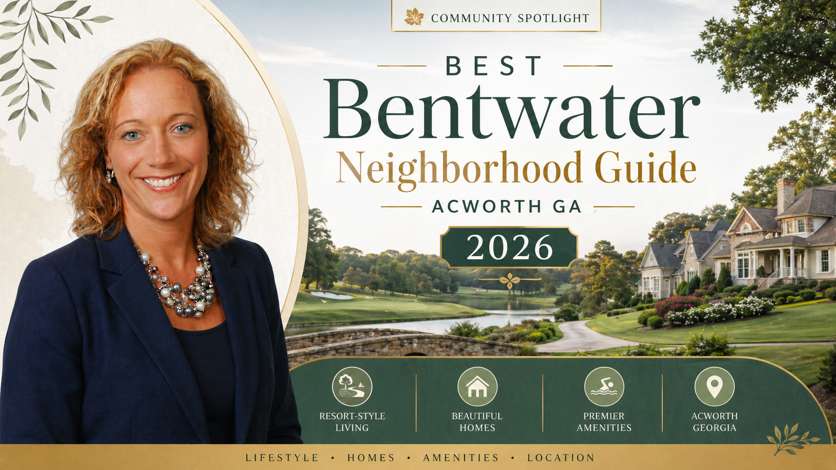 Bentwater Acworth GA - golf course community homes