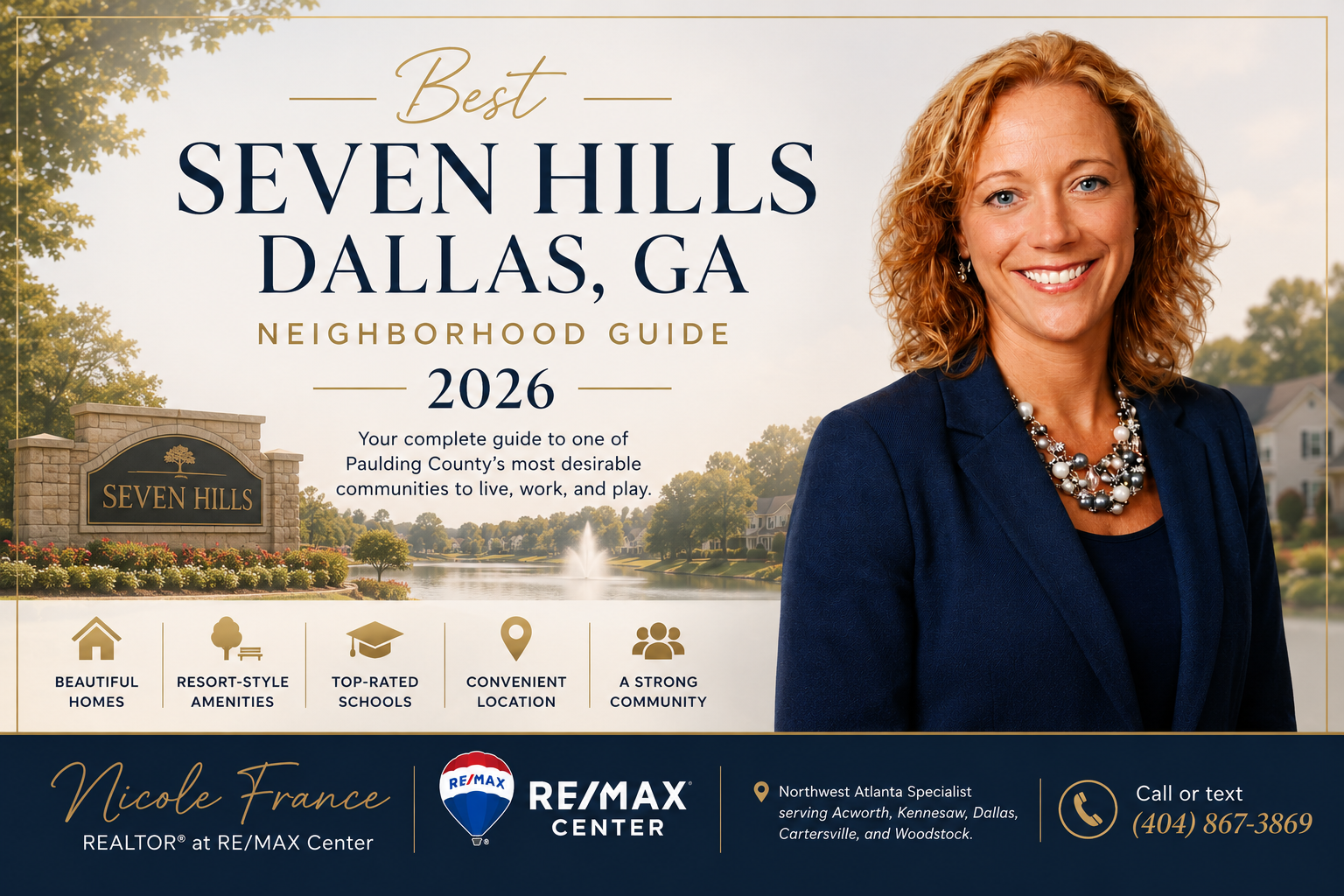 Seven Hills Dallas GA - master-planned community homes